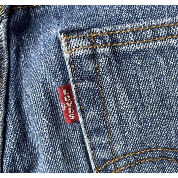 LEVI’S X WHITE OAK CONE DENIM Frayed Hems Button Fly Denim Jeans 28 - Picture 7 of 12